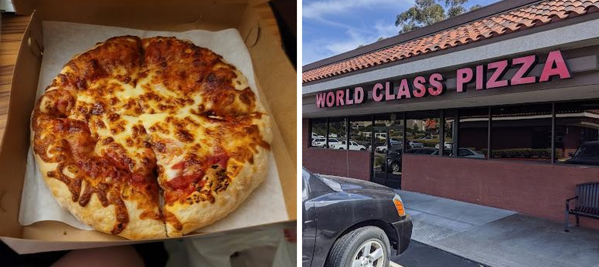 WORLD CLASS PIZZA Menu